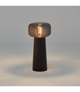 Faro Table Lamp 1 Light E27 Black-2