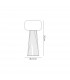 Faro Table Lamp 1 Light E27 Black-6