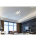 Filippo Spot Light 4 Light LED Square 20W 3000K, 1750lm, Matt White/Polished Chrome, 3yrs Warranty