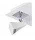 Filippo Spot Light 4 Light LED Square 20W 3000K, 1750lm, Matt White/Polished Chrome, 3yrs Warranty