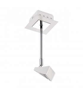Filippo Telescopic Spot Light 1 Light 5W 3000K, 450lm, Matt White/Polished Chrome, 3yrs Warranty