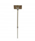 Flavia Telescopic Pendant Convertible To Semi Flush Round 6 Light G9 Antique Brass-6