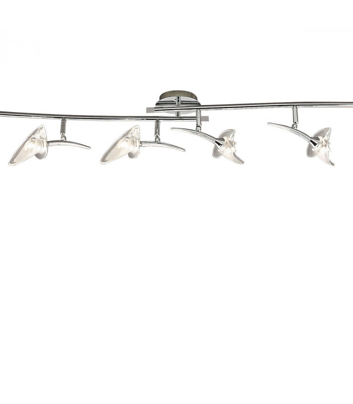 Flavia Linear Spot Light 6 Light G9 With Adjustable Heads Polished Chrome-3