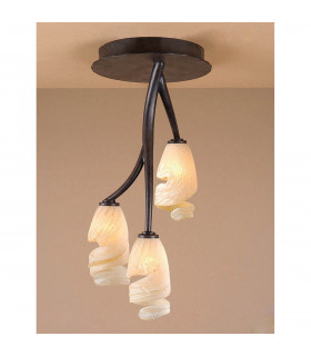 Forest Ceililng 3 Light G9 Brown/Black Oxide-2