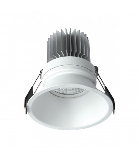 Formentera Recessed Downlight 10.8cm Round 12W COB LED 4000K 1080lm Matt White Driver Included 3yrs Warranty-1