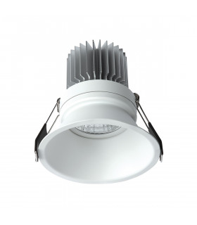 Formentera Recessed Downlight 10.8cm Round 12W COB LED 3000K 1020lm Matt White Driver Included 3yrs Warranty-1