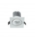 Formentera Recessed Swivel Downlight 8cm Square 7W COB LED 3000K 550lm Matt White Driver Included 3yrs Warranty-4
