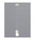 Galaxia Pendant Square 1 Light E27 White / White Cement-2