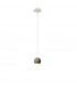 Galaxia Pendant Round 1 Light E27 White/Grey Cement-1