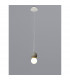 Galaxia Pendant Round 1 Light E27 White/Grey Cement-2