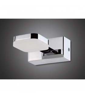 Gio Wall Lamp 1 Light 5W LED 3000K 450lm Polished Chrome/Frosted Acrylic 3yrs Warranty-2