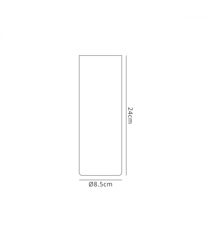 Glaciar Spotlight 24cm 9W LED 3000K 700lm White 3yrs Warranty-5