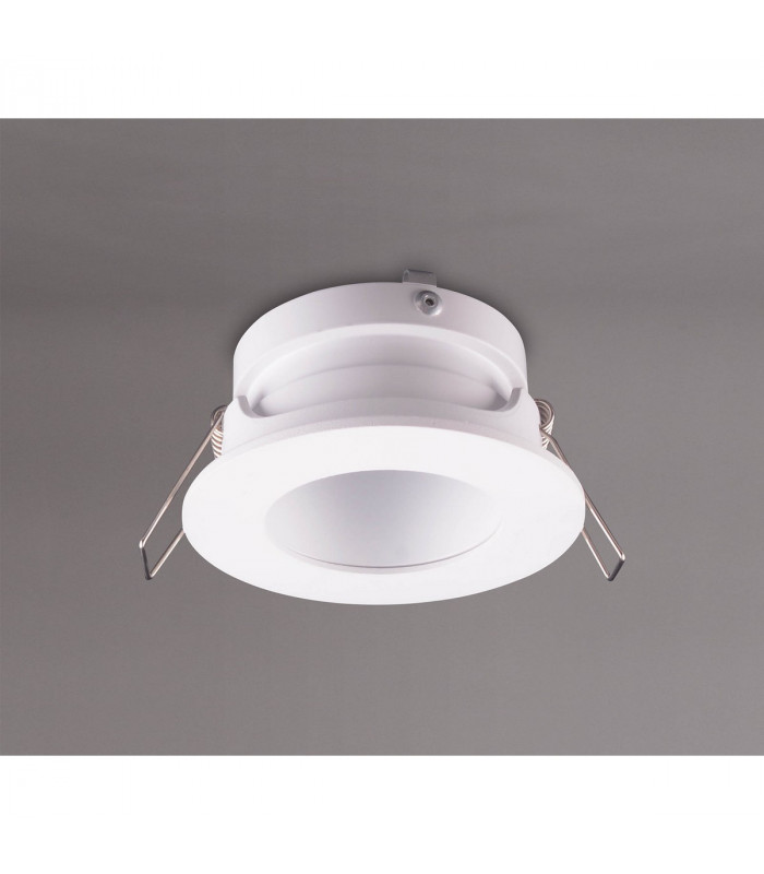 Guincho 8.5 cm Round Downlight GU10 Sand White Cut Out: 70mm Lampholder Included-2