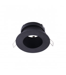 Guincho 8.5 cm Round Downlight GU10 Sand Black Cut Out: 70mm Lampholder Included-1