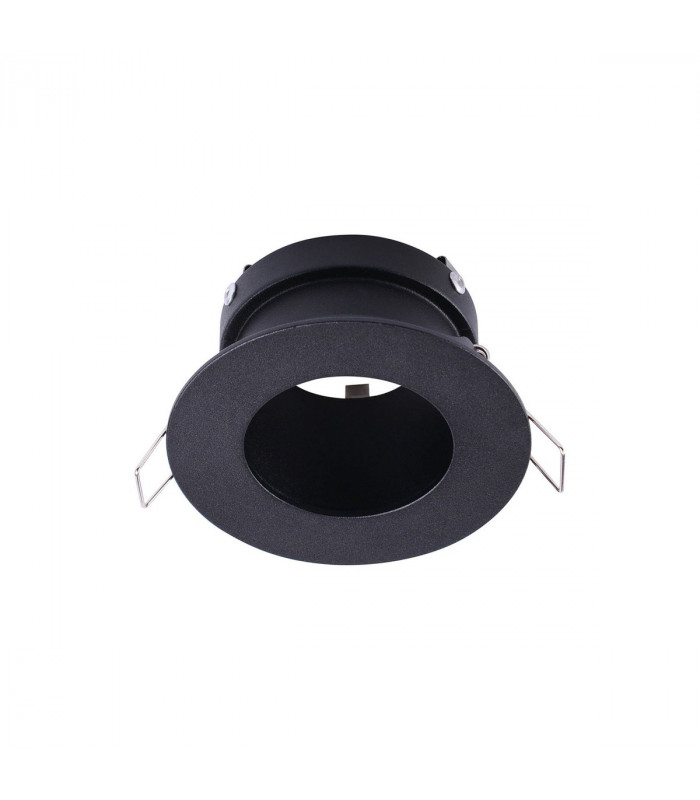 Guincho 8.5 cm Round Downlight GU10 Sand Black Cut Out: 70mm Lampholder Included-1