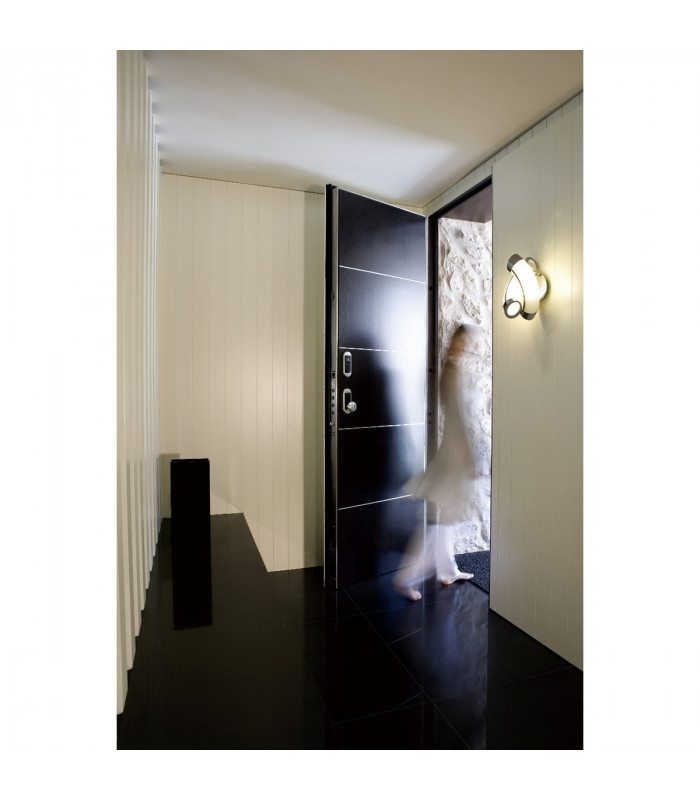 Guss Telescopic E27 3 Light E27 Bar Polished Chrome White Acrylic CFL Lamps INCLUDED-4