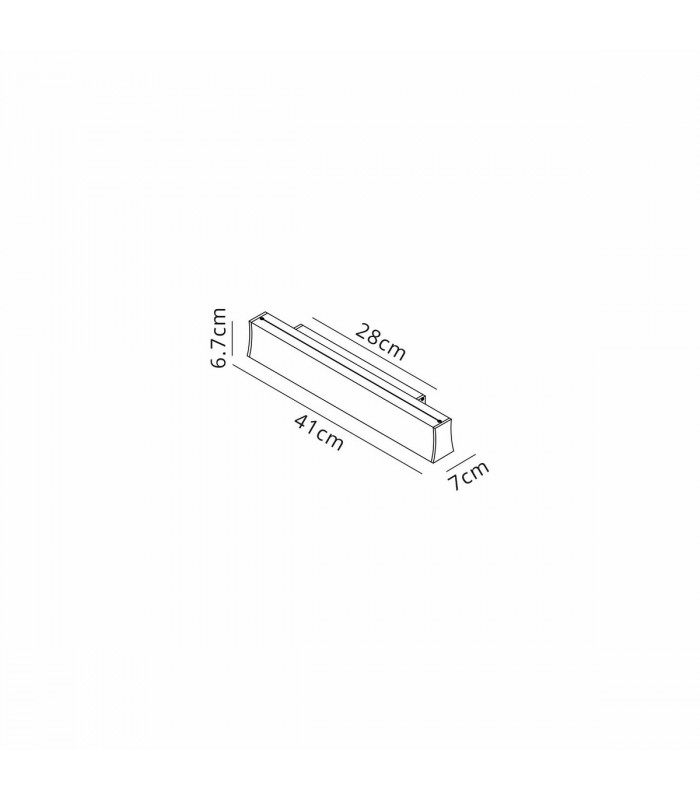 Hanok Wall Lamp 110°, 14W LED, 3000K, 950lm, Sand Brown, 3yrs Warranty