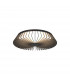 Himalaya 53cm Round Ceiling (Light Only) 56W LED 2700-5000K Tuneable White 2500lm Remote Control Black 3yrs Warranty-1