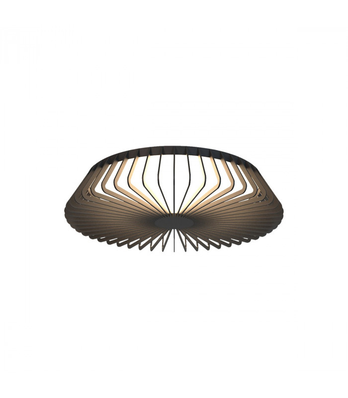 Himalaya 53cm Round Ceiling (Light Only) 56W LED 2700-5000K Tuneable White 2500lm Remote Control Black 3yrs Warranty-1