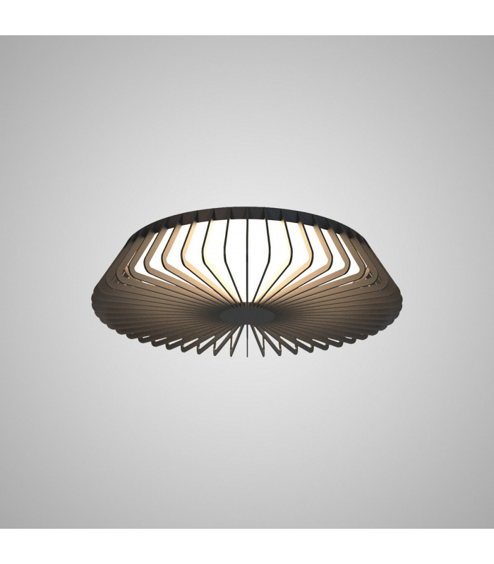 Himalaya 53cm Round Ceiling (Light Only) 56W LED 2700-5000K Tuneable White 2500lm Remote Control Black 3yrs Warranty-2