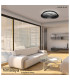 Himalaya 63cm Round Ceiling (Light Only) 80W LED 2700-5000K Tuneable White 3500lm Remote Control Black 3yrs Warranty-3