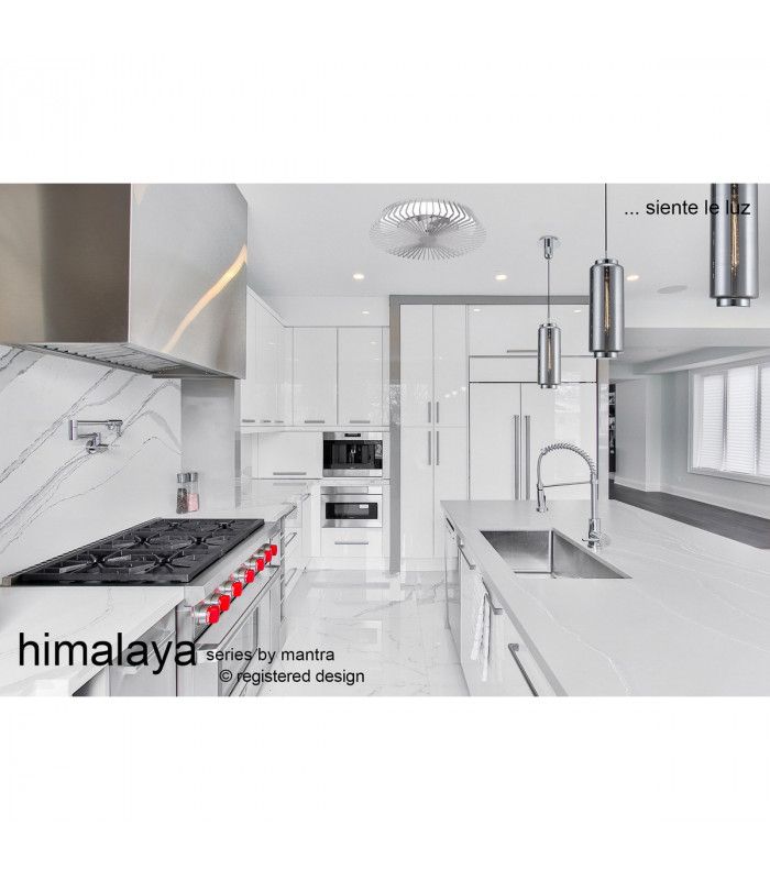 Himalaya 63cm Round Ceiling (Light Only) 80W LED 2700-5000K Tuneable White 3500lm Remote Control Black 3yrs Warranty-4
