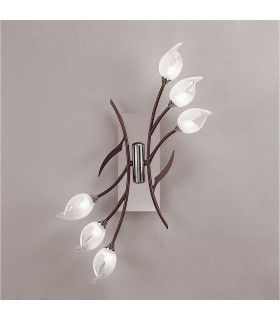 Holland Ceiling/Wall Switched 6 Light G9 Polished Chrome/Wenge-2