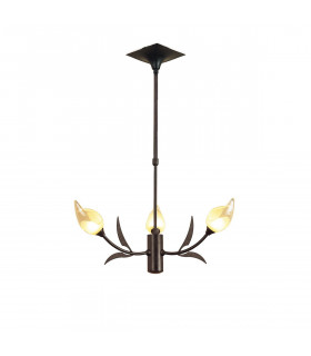 Holland Telescopic Pendant 3 Light G9 Brown/Black Oxide-1