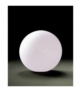 Huevo Ball Table Lamp 1 Light CFL Small In Line Switch Indoor, Opal White