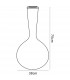 Flower Pot Small E27 1 Light Opal White-11