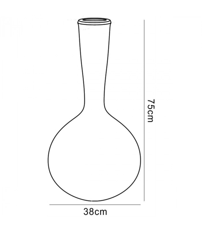 Flower Pot Small E27 1 Light Opal White-11