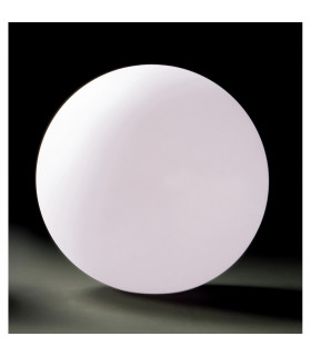 Huevo Ball Table Lamp 1 Light CFL Large In Line Switch Indoor, Opal White