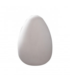 Huevo Egg Table Lamp 1 Light CFL Large In Line Switch Indoor, Opal White