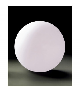 Huevo Ball Table Lamp 1 Light CFL Medium In Line Switch Indoor, Opal White