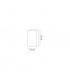 Square Shape Waterproof IP68 Could use in swimming pool. 7 Colours+white + candle. With remote control, Opal White