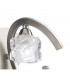 Ice Wall Lamp 1 Light G9 ECO Satin Nickel-4