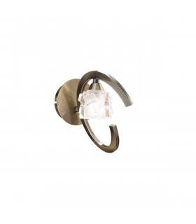 Ice Wall Lamp 1 Light G9 Antique Brass-1