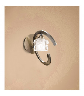 Ice Wall Lamp 1 Light G9 Antique Brass-2