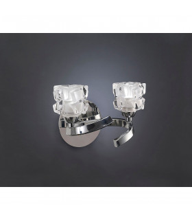 Ice Wall Lamp 2 Light G9 Polished Chrome-2