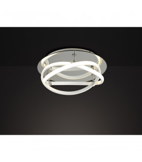Infinity Blanco Flush 30W LED 4000K 2500lm White/White Acrylic/Clear Mirror 3yrs Warranty-2