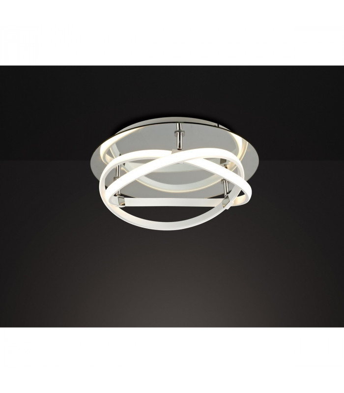Infinity Blanco Flush 30W LED 4000K 2500lm White/White Acrylic/Clear Mirror 3yrs Warranty-2