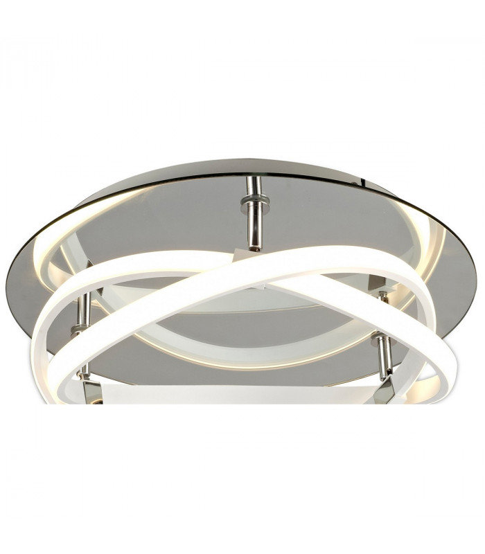 Infinity Blanco Flush 30W LED 4000K 2500lm White/White Acrylic/Clear Mirror 3yrs Warranty-3