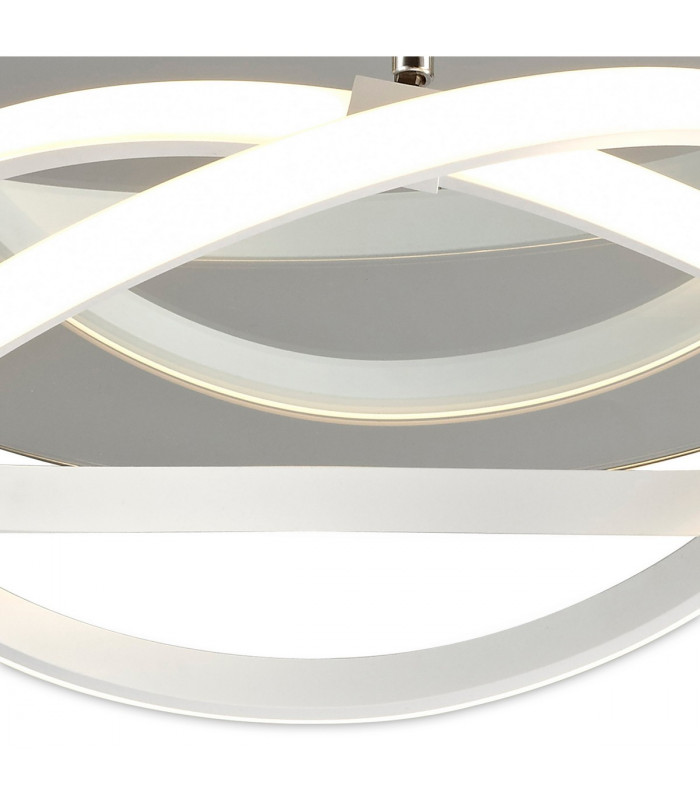 Infinity Blanco Flush 30W LED 4000K 2500lm White/White Acrylic/Clear Mirror 3yrs Warranty-6
