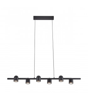 Ios Linear Pendant 6 x GU10 Black-1