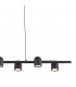 Ios Linear Pendant 6 x GU10 Black-6