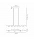 Ios Linear Pendant 6 x GU10 Black-7