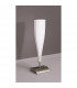 Java Table Lamp Small 1 Light E14 Satin Nickel/Frosted White Glass-2
