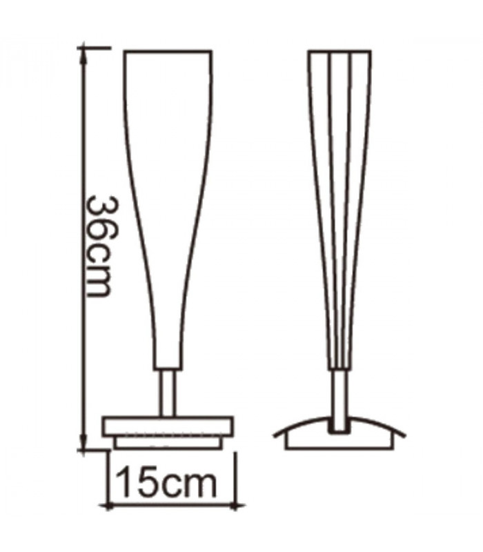 Java Table Lamp Small 1 Light E14 Satin Nickel/Frosted White Glass-6