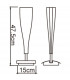 Java Table Lamp Big 1 Light E14 Satin Nickel/Frosted White Glass-7