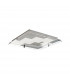 Jersey Ceiling 20W LED Square 3000K 1800lm Polished Chrome/Opal White Glass 3yrs Warranty-1